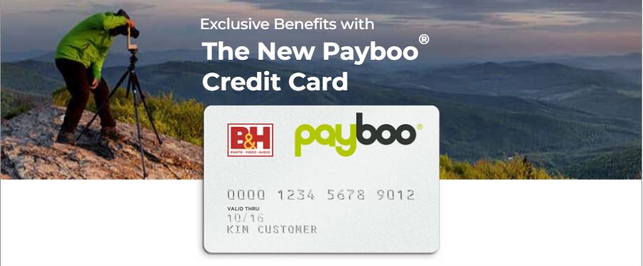 Your Choice: Save The Tax or Special Financing  >  New B&H PayBoo Credit Card